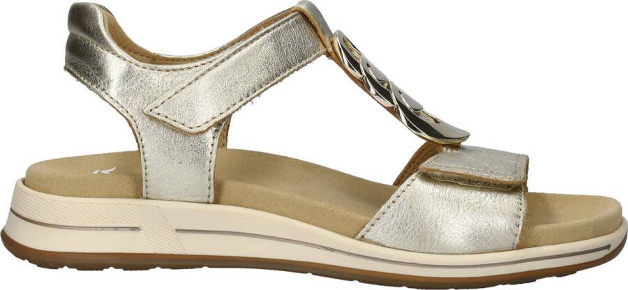 Ara Osaka-S Sandalen Plat Goudkleur - Foto 5