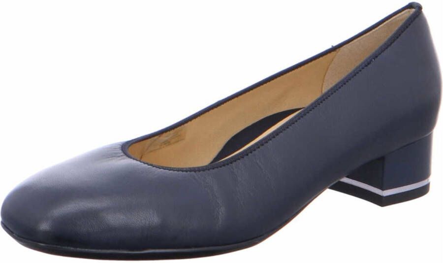 Ara Pumps Graz avondschoen feestelijke schoen blokhak glanzend detail aan de hak