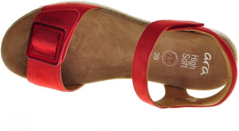Ara Rode Sandalen