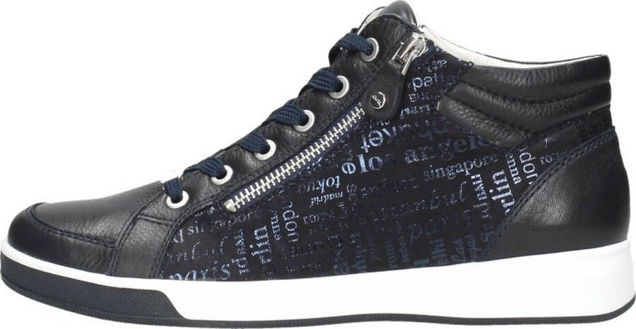 Ara 1234499 Volwassenen VeterlaarzenHoge sneakersDames veterschoenenHalf-hoge schoenen Blauw