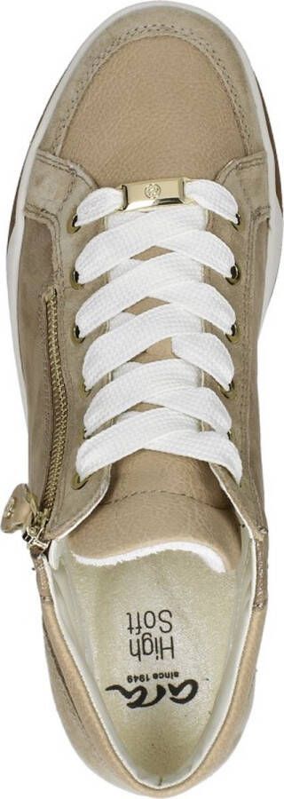 Ara Rom ST High Soft Veterschoenen Hoog beige