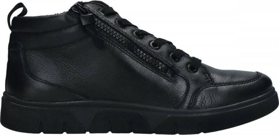 Ara 1224453 Hoge sneakersVeterlaarzenDames veterschoenenDames sneakersHalf-hoge schoenen Zwart