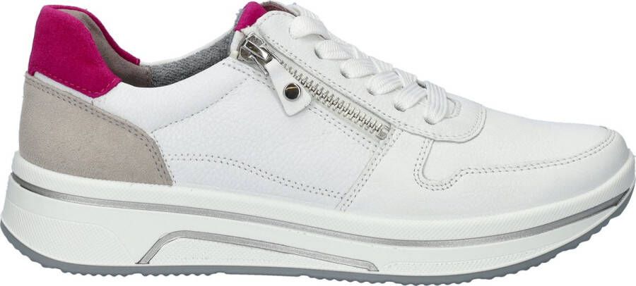 Ara Sapporo 3.0 dames sneaker Wit roze