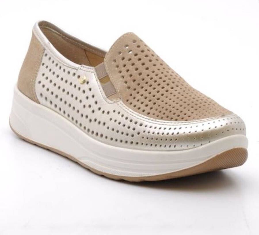 Ara 12 32450 75 Platin Sand H Wijdte Instapschoenen