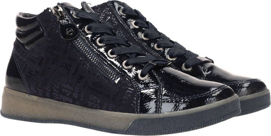 Ara 1244499 Hoge sneakersVeterlaarzenDames veterschoenenDames sneakersHalf-hoge schoenen Blauw