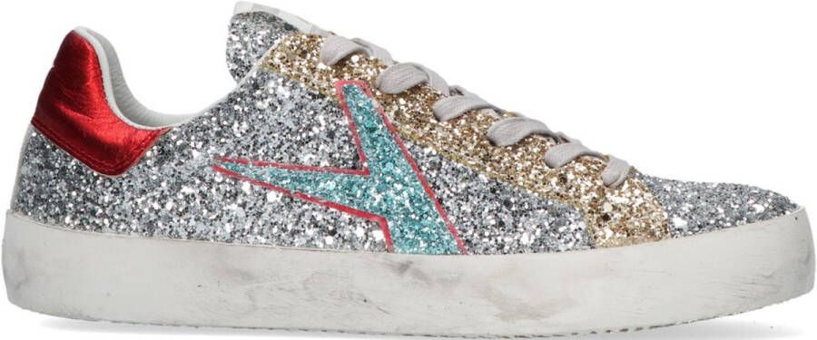 Archivio 22 New Rivoli Lage sneakers Leren Sneaker Dames Zilver