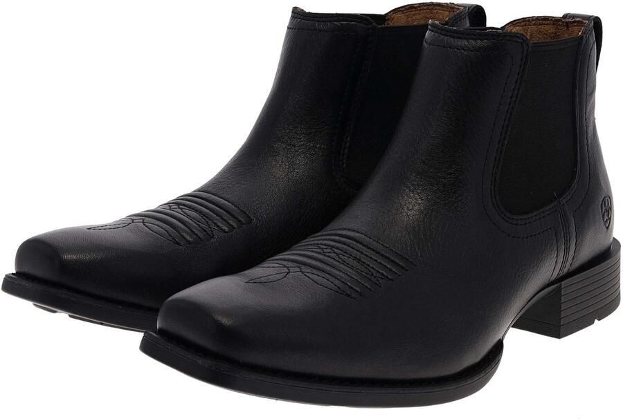 Ariat BOOKER ULTRA SQUARE TOE western rijlaars zwart 42.5 (8.5 UK)