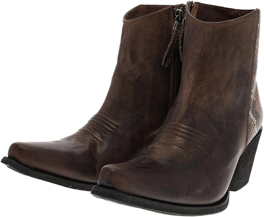 Ariat CARMELITA Dames Western Enkellaarsjes Bruin 37 (4 UK)
