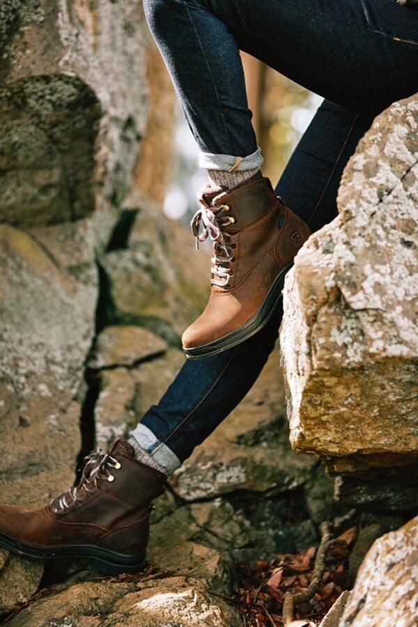 Ariat Harper Waterproof Stalschoen-36-Chocolate