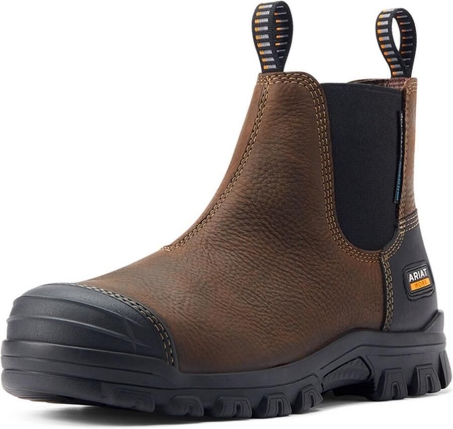 Ariat HEREN TREADFAST CHELSEA WATERPROOF STEEL TOE WERKSCHOEN Bruin