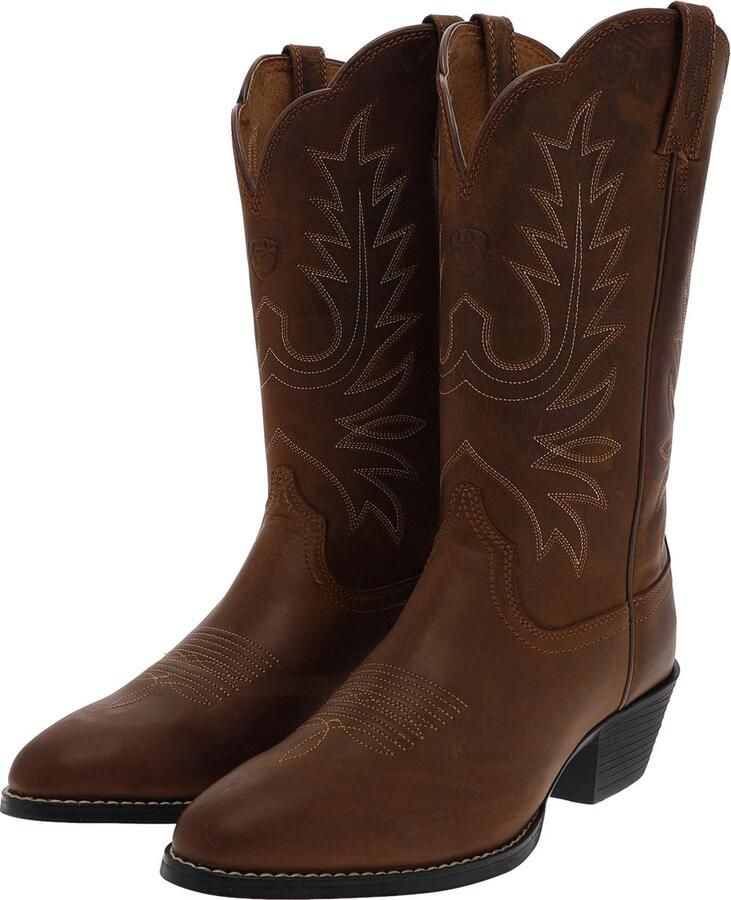 Ariat HERITAGE WESTERN R TOE dames western laarzen bruin 40 (6.5 UK) - Foto 2