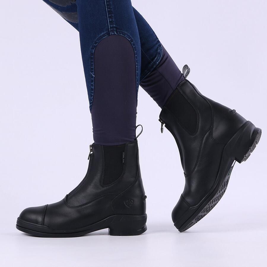 Ariat Jodhpurs Wms Heritage IV Zip Paardrijlaarzen Leer Zwart - Foto 2