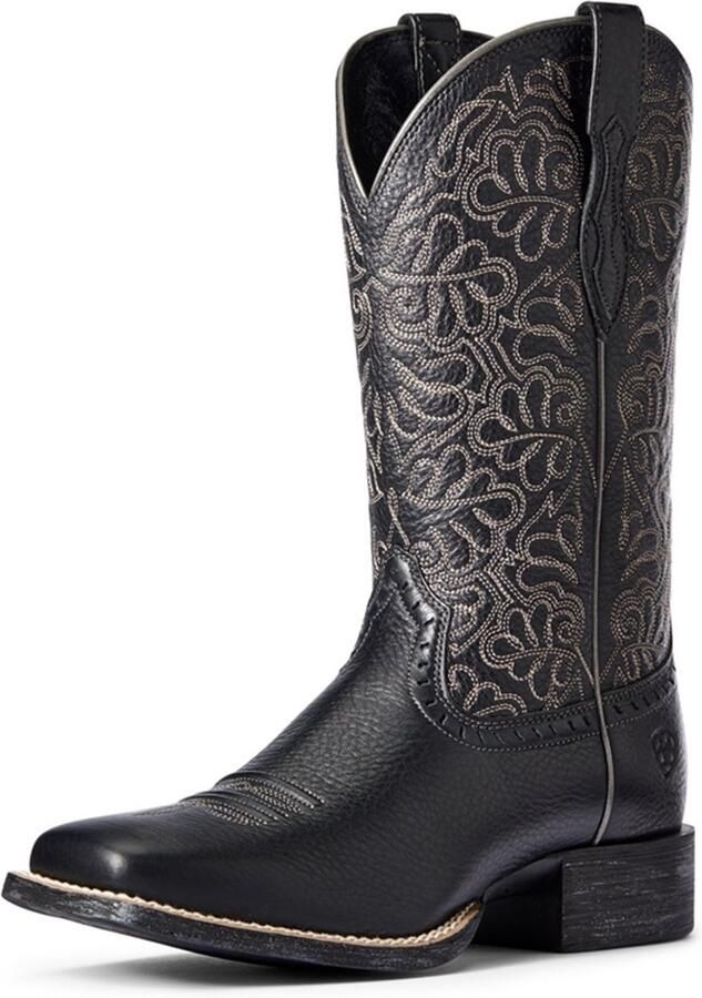 Ariat ROUND UP REMUDA Dames Western Rijlaars Zwart 37.5 (4.5 UK)