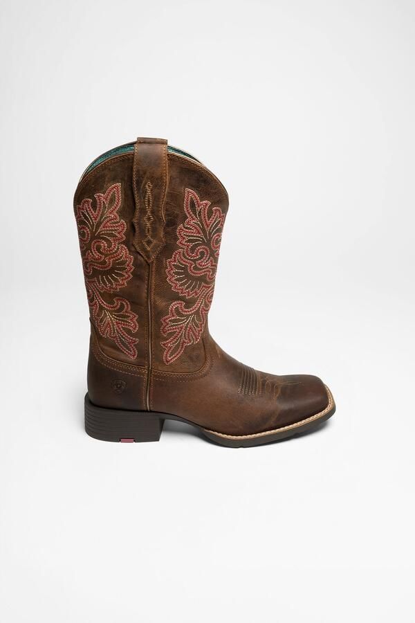 Ariat ROUND UP WIDE SQUARE TOE Dames Bruin 36 (3 UK)