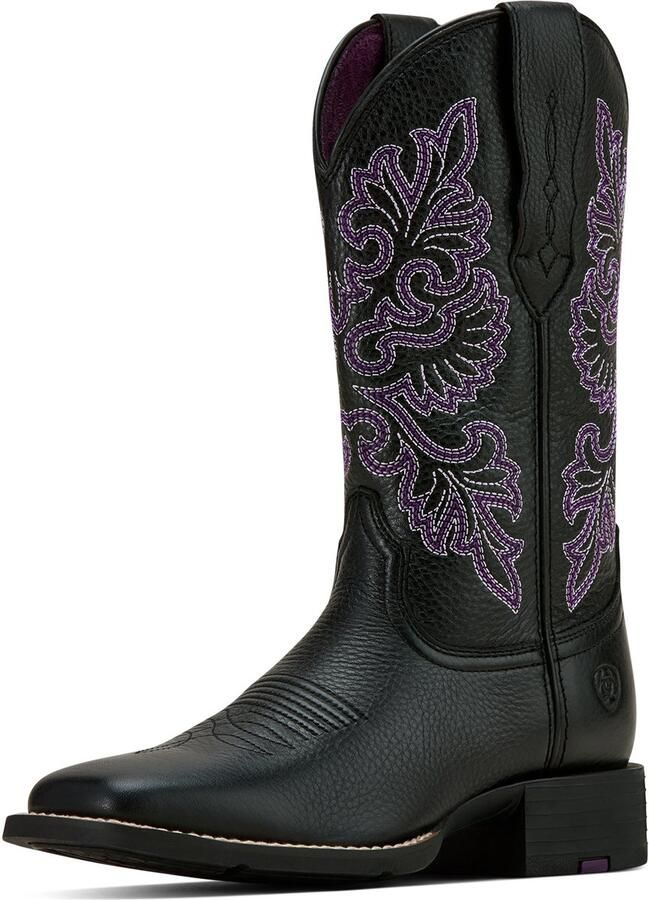 Ariat Vrouwen western laarzen met vierkante neus en rekbaar materiaal Round Up