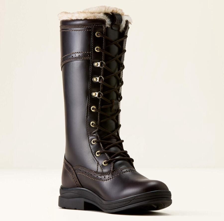 Ariat Wythburn II Sherpa Waterproof Outdoorlaarzen Dames Dark Mocha