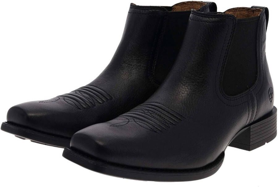 Ariat BOOKER ULTRA SQUARE TOE western rijlaars zwart 44 (9.5 UK)