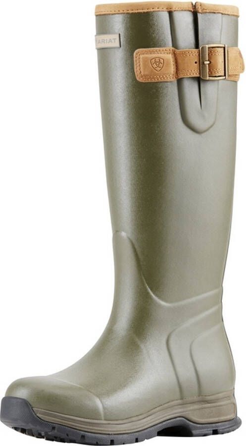 Ariat Burford Insulated Olive Rubber Boots Olive green