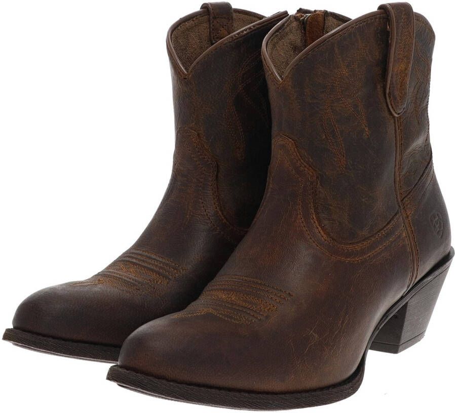 Ariat DARLIN Dames Western Enkellaarsje Bruin 39 (6 UK)