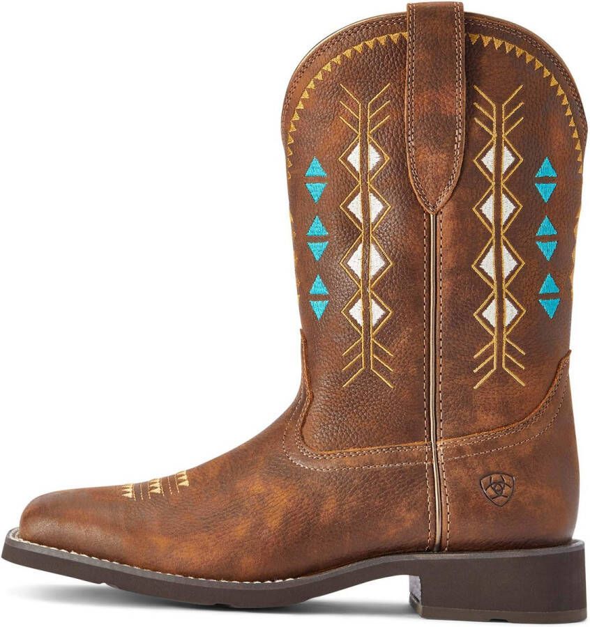 Ariat Delilah Deco Rijlaars Square Toe Copper Kettle