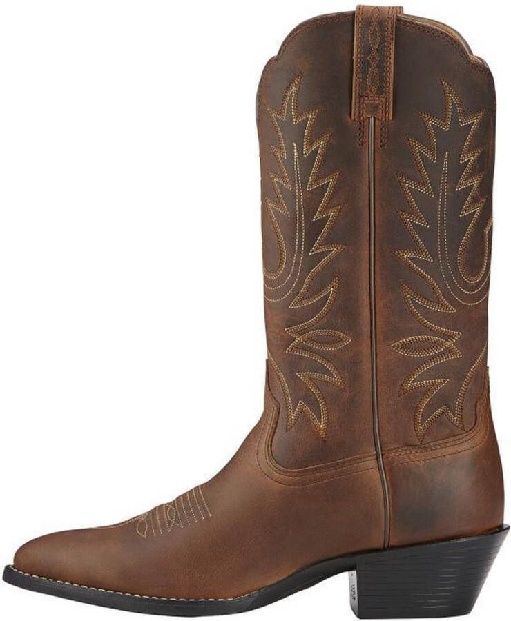 Ariat Heritage Western R Toe Ladies Boot Distressed Brown