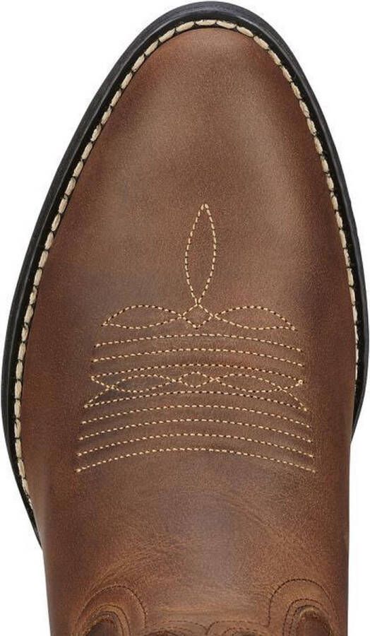 Ariat HERITAGE WESTERN R TOE dames western laarzen bruin 40 (6.5 UK)
