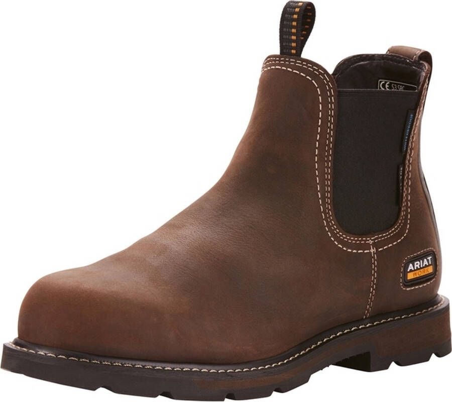 Ariat Mens Groundbreaker Jod H2O Waterproof Steel Toe dark brown