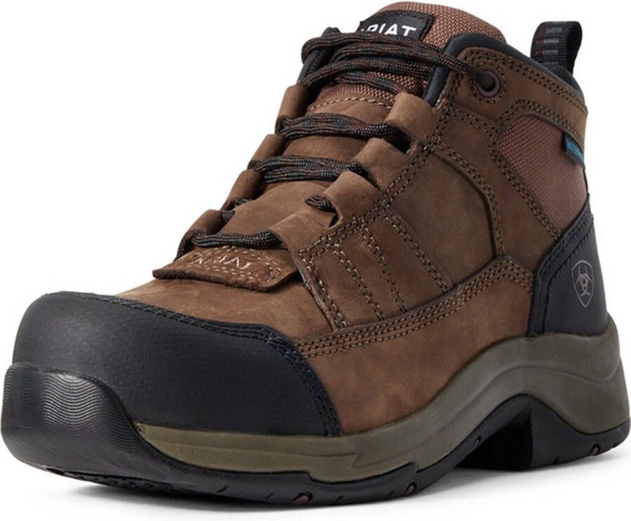 Ariat Telluride Work Waterproof Composite Toe distressed brown