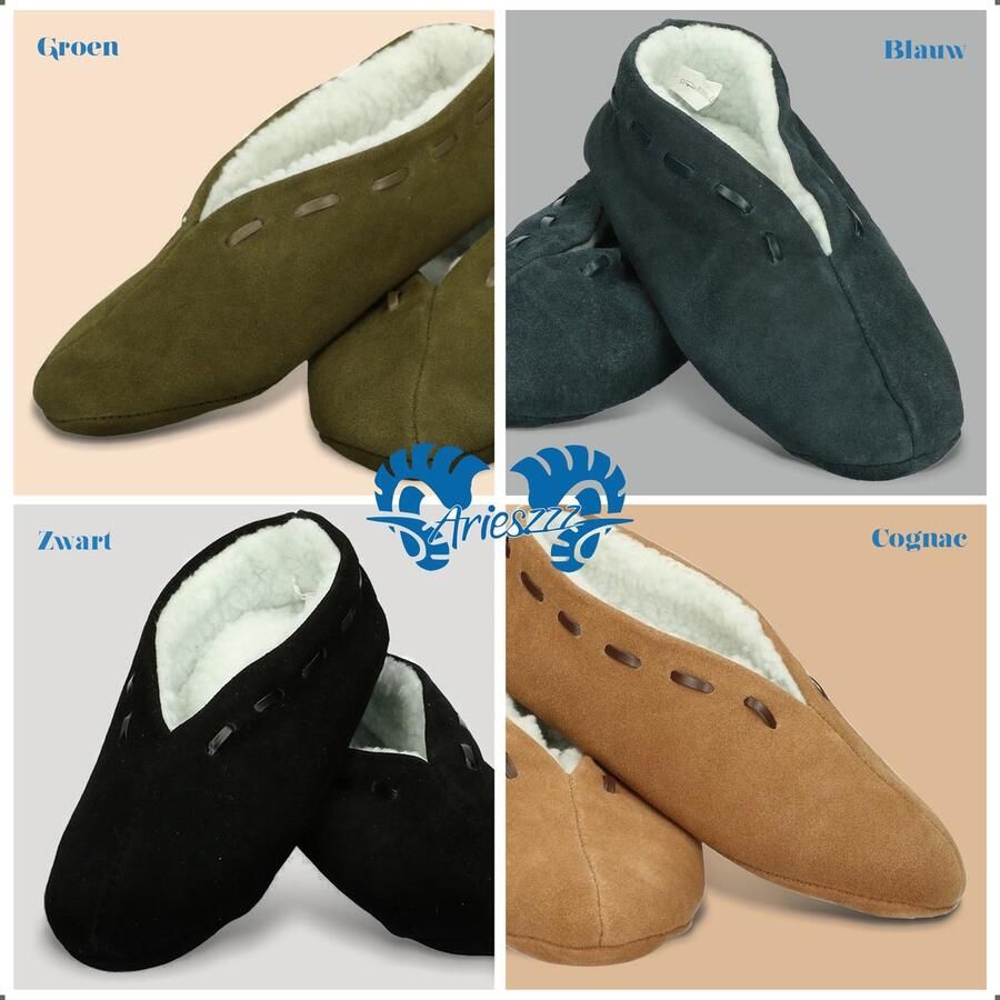 ARIESZZZ Spaanse Sloffen Unisex Zwart Warme Pantoffels - Foto 5