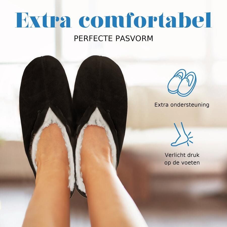 ARIESZZZ Spaanse Sloffen Unisex Zwart Warme Pantoffels - Foto 6
