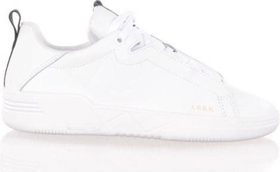 Arkk Uniklass Leather S-C18 leren sneakers wit donkerblauw