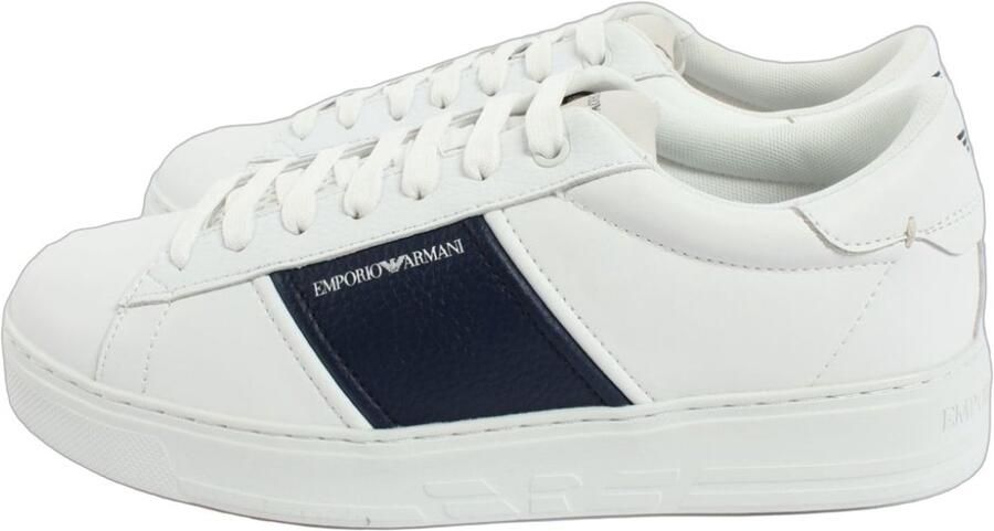 Armani Zwarte Band Sneakers