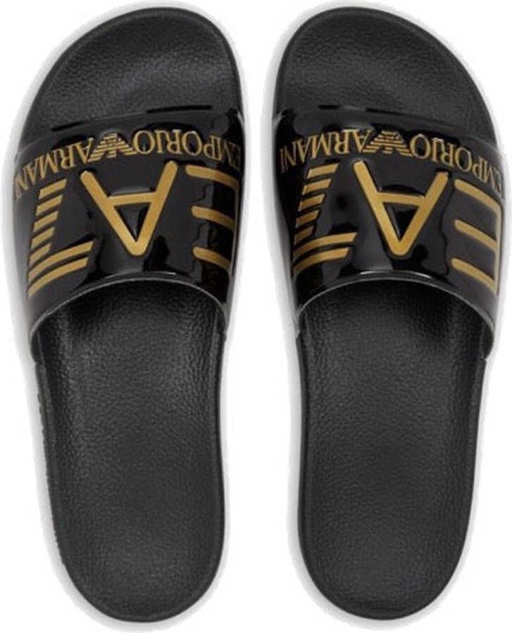 Emporio Ar i EA7 Stijlvolle en comfortabele Xcp001 Xcc22 slippers Black