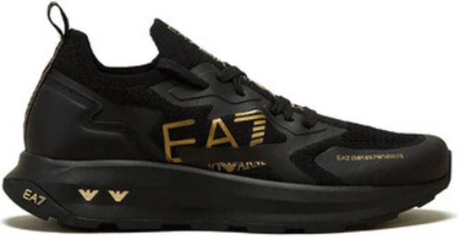 Ea7 men shoes trainers sneakers Crusher Distance Emporio Armani Zwart Heren
