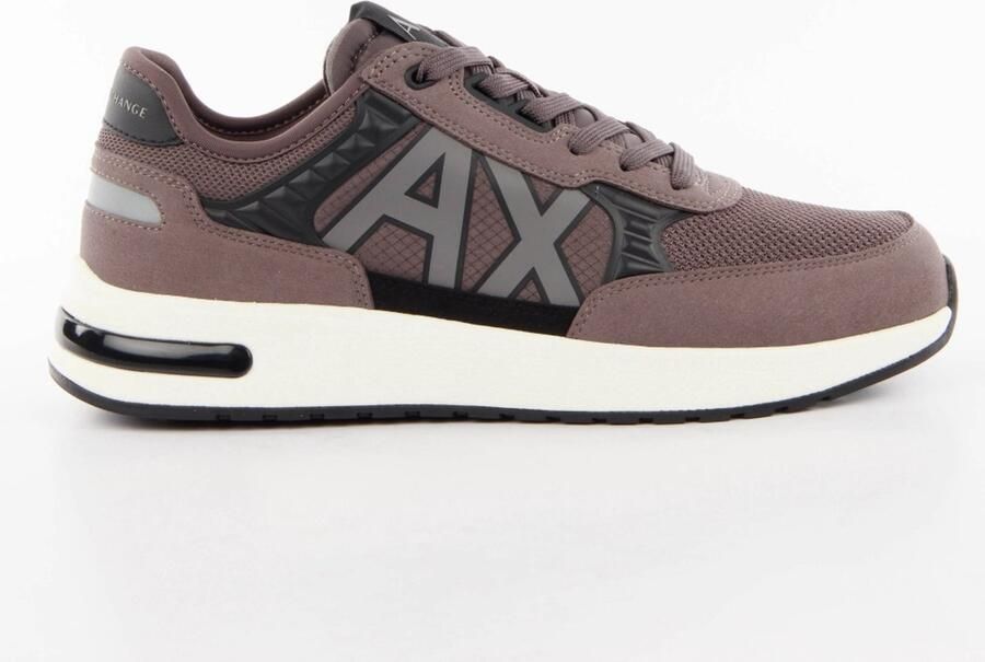Armani Exchange Grijze Sneakers Stijlvol Comfortabel Casual Elegant