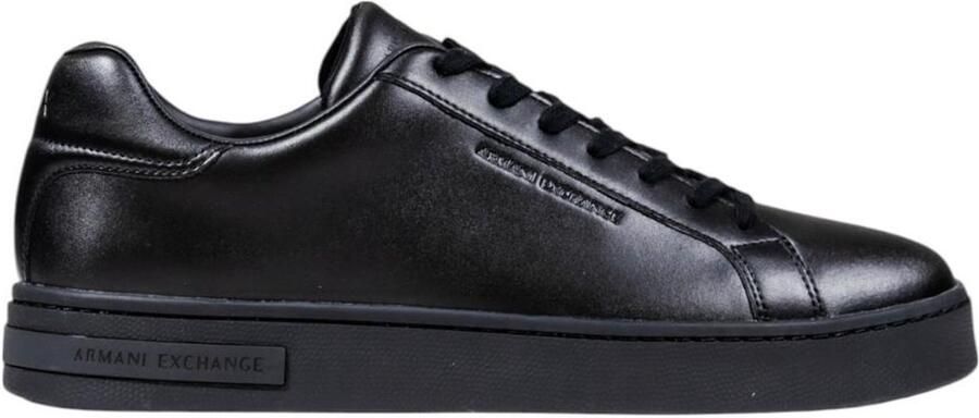 Armani Exchange Leren sneakers met label in reliëf model 'ACTION'