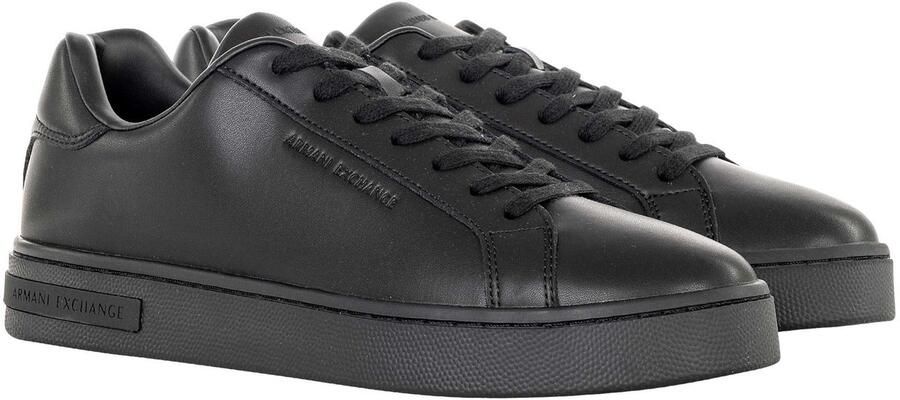 Armani Exchange Leren sneakers met label in reliëf model 'ACTION' - Foto 2