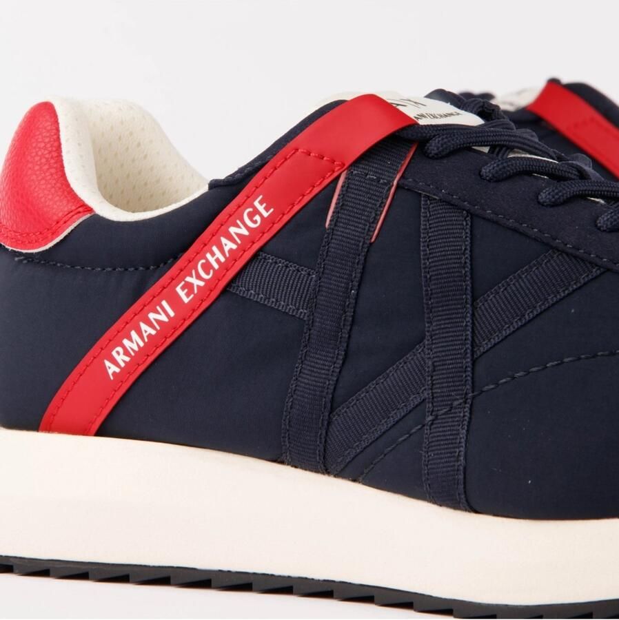 Armani Exchange Navy Blauwe Urban Sneakers
