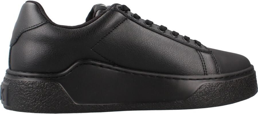 Armani Exchange Sneakers van leermix met logodetail model 'Lion'