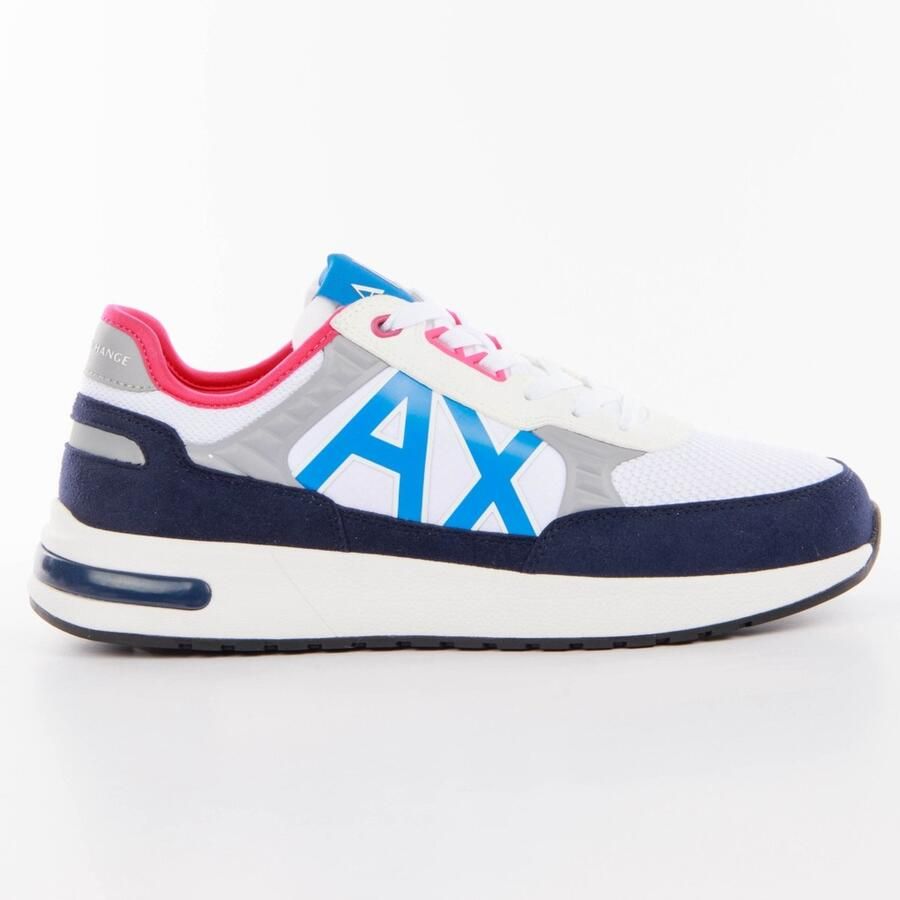 Armani Exchange Blauwe Sneakers Stijlvol Casual Sportief Multicolor Heren