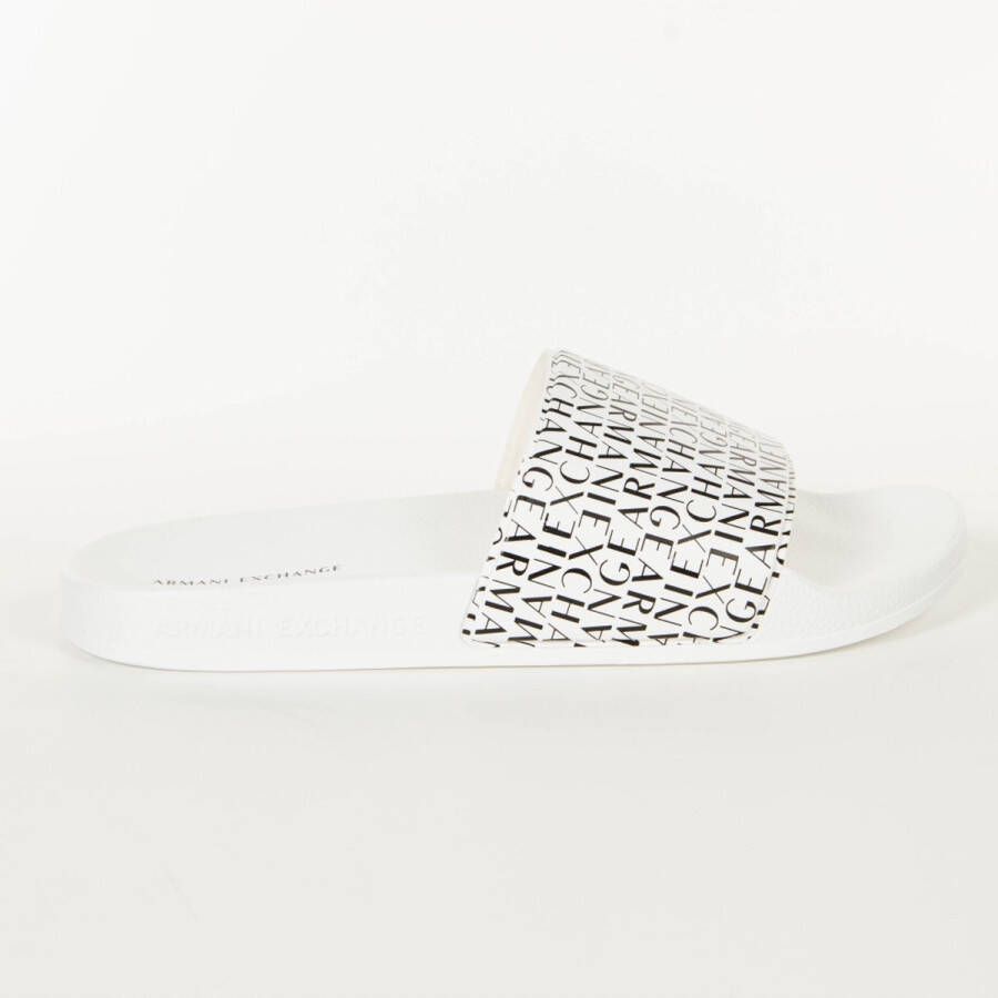 Armani Exchange Men's Slippers Wit Heren
