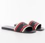 Armani Exchange Zwarte Sandalen met Logoprint Band Black Dames - Thumbnail 1