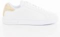 ARMANI EXCHANGE Sneakers laag goud wit - Wit
