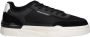Armani Exchange Zwarte lage sportsneakers met contrasterende hiel - Thumbnail 1