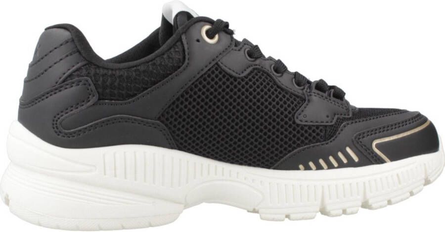 Ar i Exchange Lace-Up Polyester Sneakers with Laces Black
