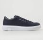 Armani Exchange Blauwe Leren Sportieve Sneakers met Rubberen Zool Blue Heren - Thumbnail 8