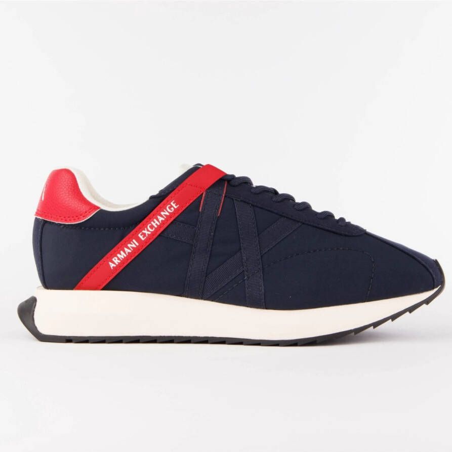 Armani Exchange Sneakers met labeldetail
