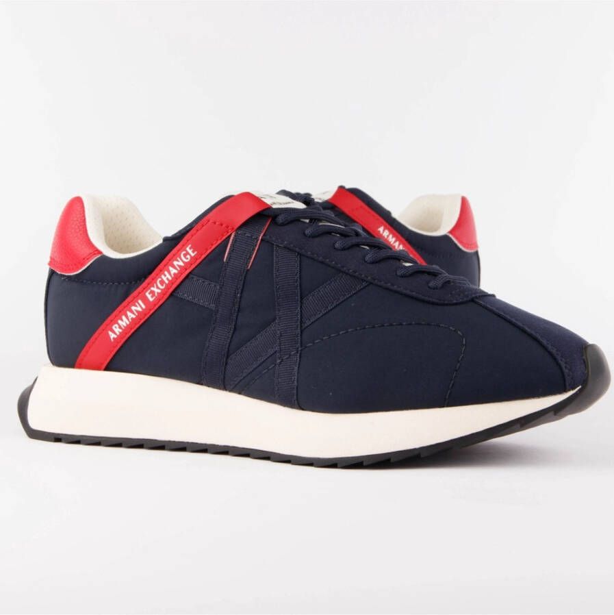 Armani Exchange Sneakers met labeldetail