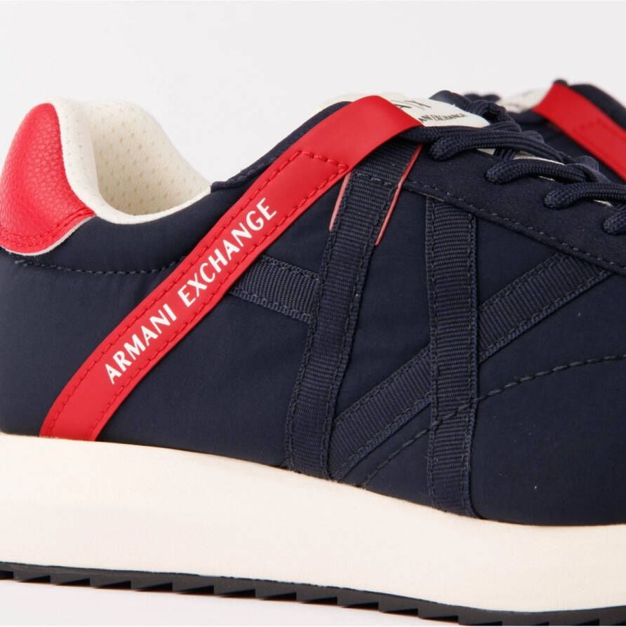 Armani Exchange Sneakers met labeldetail