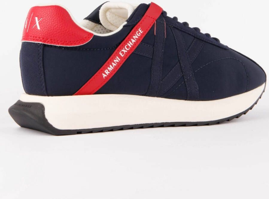 Armani Exchange Navy Blauwe Urban Sneakers